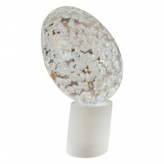 Ovoid Murano glass sculpture